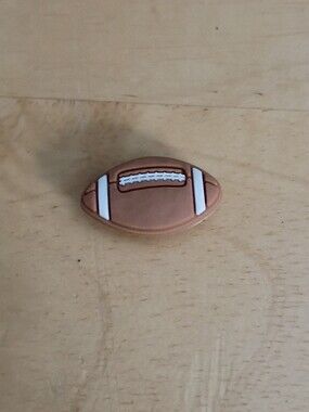 10 for $10 Jibbitz Croc Charms - Football Ball 6 - Sports - New Shoe Charm